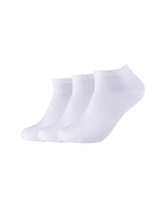 CAMANO | Calcetines sneaker paquete de 3 | weiss